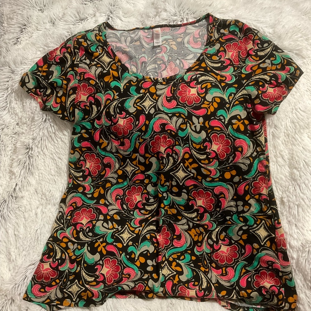 Floral Patterned Women's Top